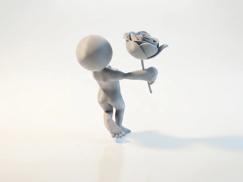 Mô hình 3D Figurine Cầu Hôn Lãng Mạn - Image 3