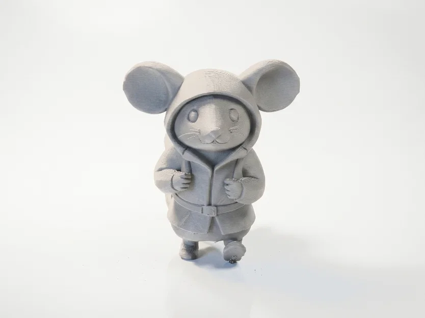 Mô hình tượng chú chuột Ratpacker mặc áo Hoodie in 3D - Image 1