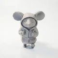 Mô hình tượng chú chuột Ratpacker mặc áo Hoodie in 3D - Thumbnail 1