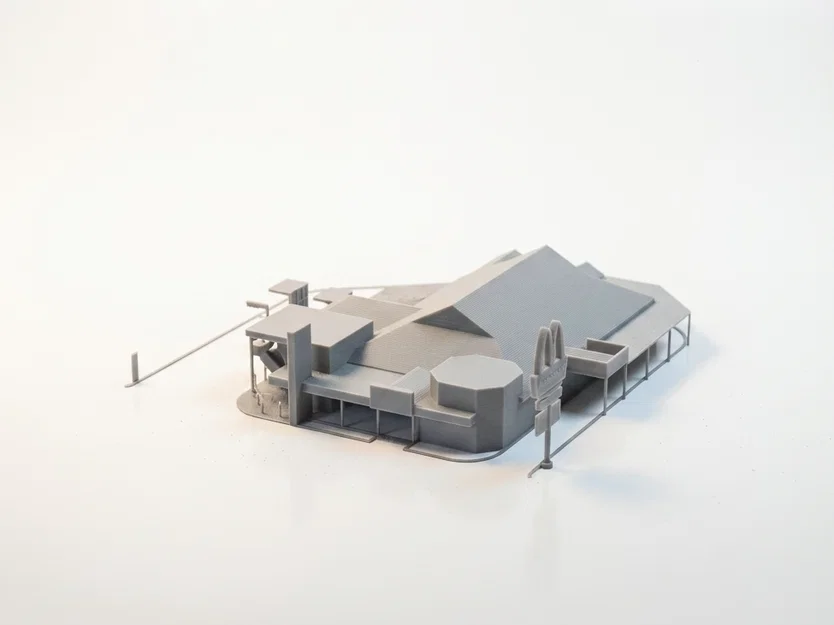 Mô hình kiến trúc nhà hàng McDonald's in 3D - Image 2