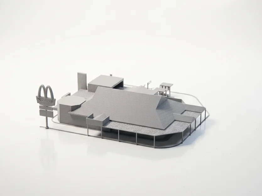 Mô hình kiến trúc nhà hàng McDonald's in 3D - Image 4