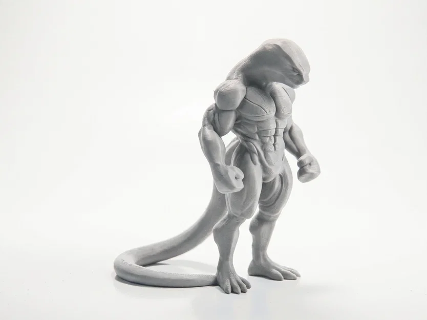 Mô hình tượng Chiến binh Bò sát Fantasy in 3D - Image 2