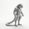 Mô hình tượng Chiến binh Bò sát Fantasy in 3D - Thumbnail 2