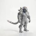 Mô hình Chiến binh Bò sát Fantasy - File STL in 3D sưu tầm - Thumbnail 2