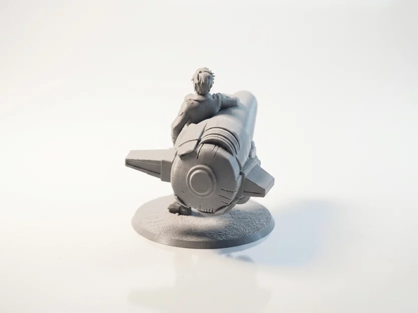 Mô hình Rocket Man: Tượng phi hành gia anh hùng sưu tầm in 3D - Image 4