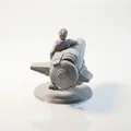 Mô hình Rocket Man: Tượng phi hành gia anh hùng sưu tầm in 3D - Thumbnail 4