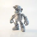 Mô hình 3D nhân vật Robot thợ sửa ống nước - Thumbnail 1