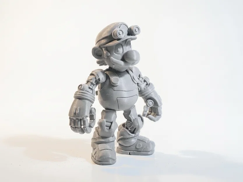 Mô hình 3D nhân vật Robot thợ sửa ống nước - Image 2
