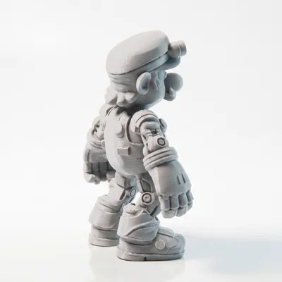 Mô hình 3D nhân vật Robot thợ sửa ống nước