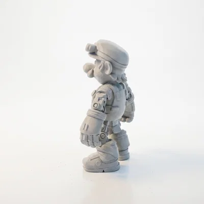 Mô hình 3D nhân vật Robot thợ sửa ống nước