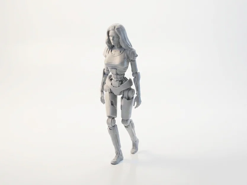 Mô hình 3D Robochic Nữ Cyborg in 3D - Image 1