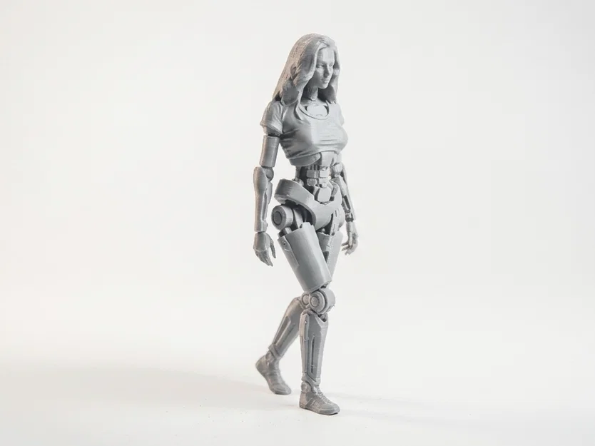 Mô hình 3D Robochic Nữ Cyborg in 3D - Image 2