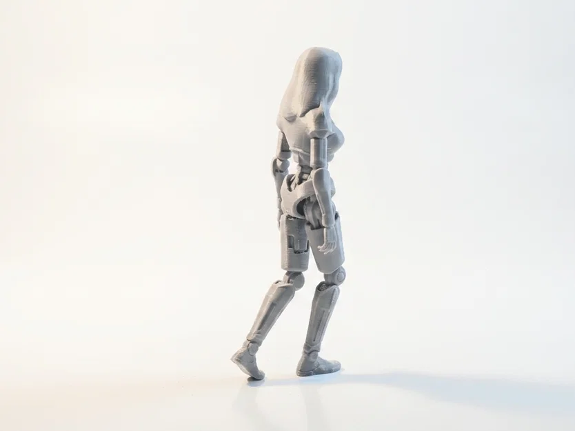 Mô hình 3D Robochic Nữ Cyborg in 3D - Image 3