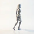 Mô hình 3D Robochic Nữ Cyborg in 3D - Thumbnail 3