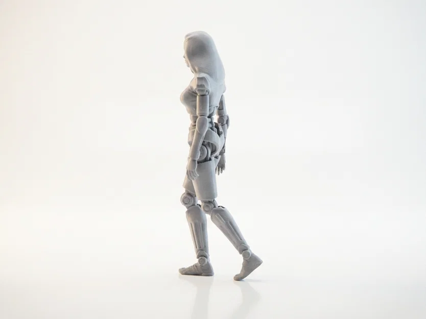 Mô hình 3D Robochic Nữ Cyborg in 3D - Image 4