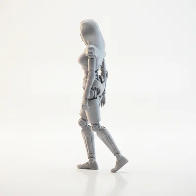 Mô hình 3D Robochic Nữ Cyborg in 3D