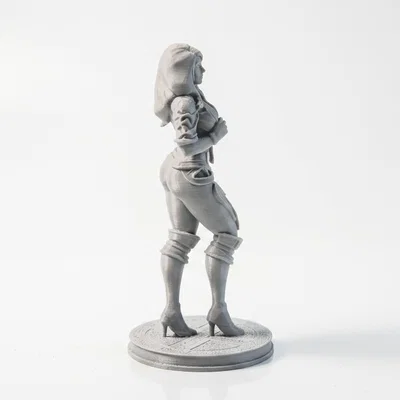 Mô hình nhân vật nữ Rogue in 3D