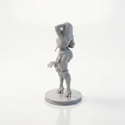 Mô hình nhân vật nữ Rogue in 3D
