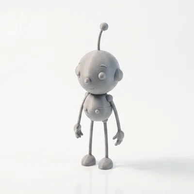 Mô hình Robot Rollie Polly Oil đáng yêu - File in 3D sưu tầm