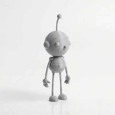 Mô hình Robot Rollie Polly Oil đáng yêu - File in 3D sưu tầm