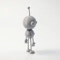 Mô hình Robot Rollie Polly Oil đáng yêu - File in 3D sưu tầm - Thumbnail 3