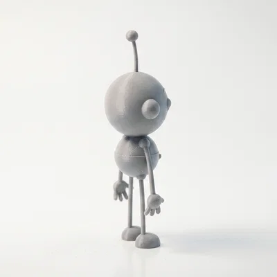 Mô hình Robot Rollie Polly Oil đáng yêu - File in 3D sưu tầm