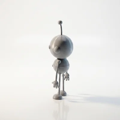 Mô hình Robot Rollie Polly Oil đáng yêu - File in 3D sưu tầm