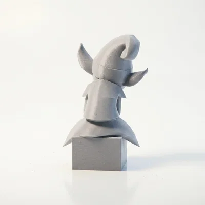 Tượng Yêu Tinh Giáng Sinh Buồn - Mô Hình 3D In Được Cho Ngày Lễ