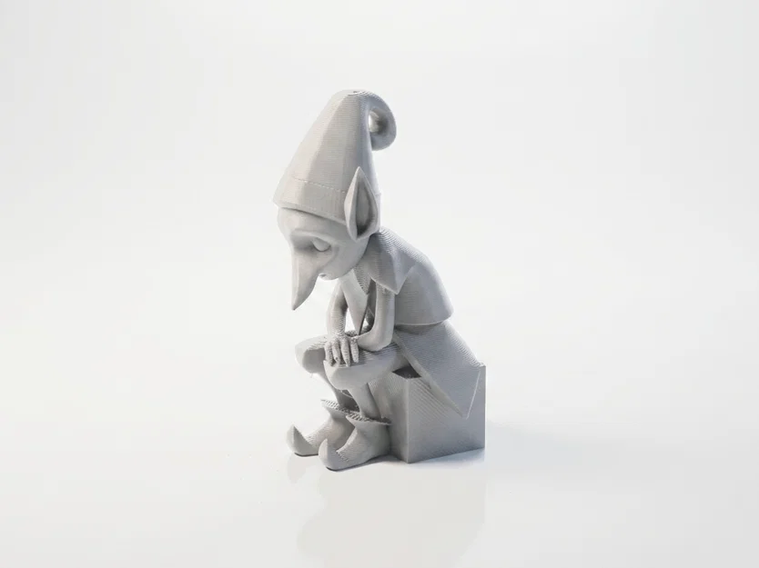 Tượng Yêu Tinh Giáng Sinh Buồn - Mô Hình 3D In Được Cho Ngày Lễ - Image 4
