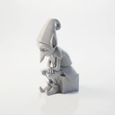 Tượng Yêu Tinh Giáng Sinh Buồn - Mô Hình 3D In Được Cho Ngày Lễ
