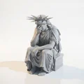 Mô hình in 3D Nữ thần Tự do trầm tư (Sad Liberty Statue) - Thumbnail 1