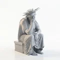 Mô hình in 3D Nữ thần Tự do trầm tư (Sad Liberty Statue) - Thumbnail 2