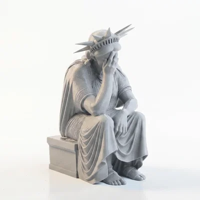 Mô hình in 3D Nữ thần Tự do trầm tư (Sad Liberty Statue)