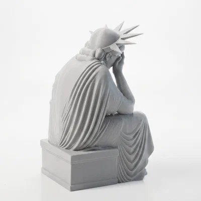 Mô hình in 3D Nữ thần Tự do trầm tư (Sad Liberty Statue)