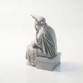 Mô hình in 3D Nữ thần Tự do trầm tư (Sad Liberty Statue) - Thumbnail 4