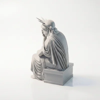 Mô hình in 3D Nữ thần Tự do trầm tư (Sad Liberty Statue)