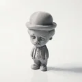 Mô hình 3D Tượng Người Đàn Ông Buồn - Nhân vật nghệ thuật đầy cảm xúc - Thumbnail 1