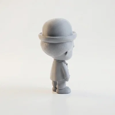 Mô hình 3D Tượng Người Đàn Ông Buồn - Nhân vật nghệ thuật đầy cảm xúc