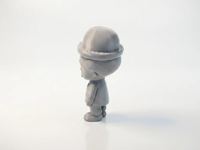Mô hình 3D Tượng Người Đàn Ông Buồn - Nhân vật nghệ thuật đầy cảm xúc - Image 4
