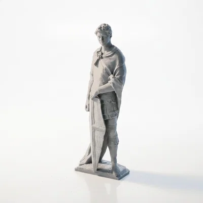 Tượng Điêu Khắc Thánh George Cổ Điển Có Thể In 3D