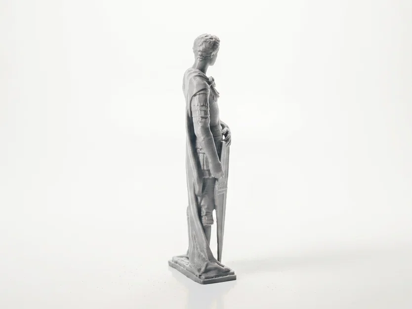 Tượng Điêu Khắc Thánh George Cổ Điển Có Thể In 3D - Image 3