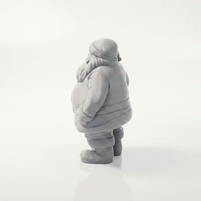 Mô hình Ông già Noel trang trí Giáng sinh - File in 3D sưu tầm
