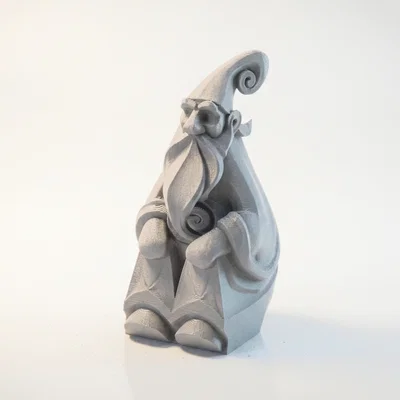 Mô hình Ông già Noel 3D in ấn trang trí Giáng sinh