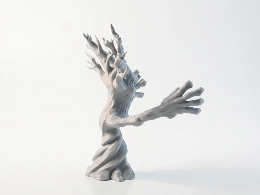 Mô hình 3D Cây Đáng Sợ Trang Trí Halloween - Scary Tree - Image 3