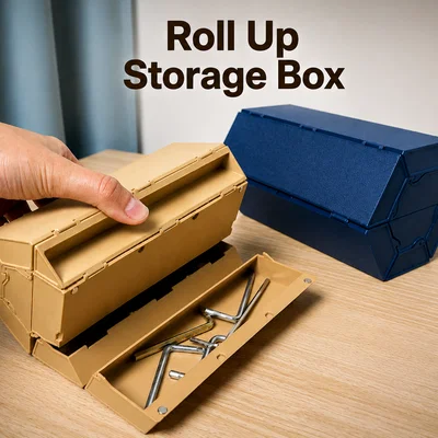 Hộp Đựng Đồ Cuộn Tròn Roll Up Storage Box | Khay Tổ Chức