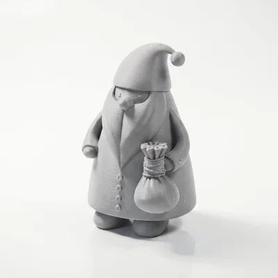 Mô hình ông già Noel 3D trang trí Giáng sinh