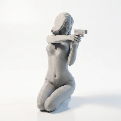 Mô hình nhân vật nữ hành động in 3D (Miscellaneous)
