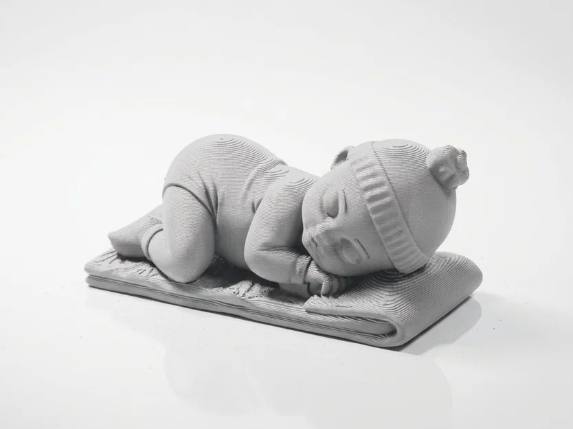 Mô Hình Tượng Em Bé Đang Ngủ In 3D - Image 1
