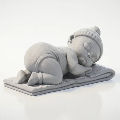 Mô Hình Tượng Em Bé Đang Ngủ In 3D