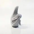 Mô hình tượng trang trí 3D Sleeping On The Moon - Thumbnail 3